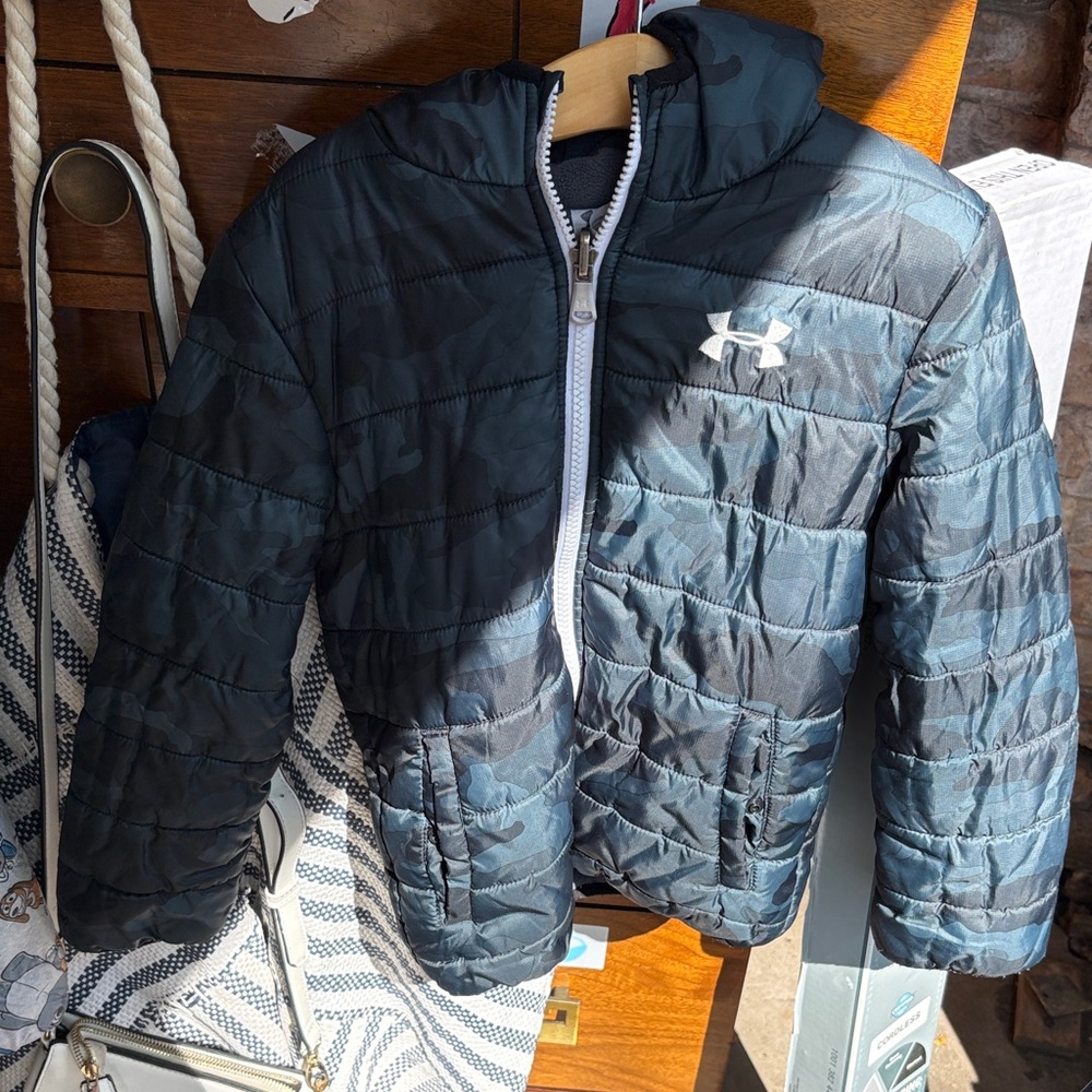 Under Armour Kids' Dark Blue Puffer Jacket